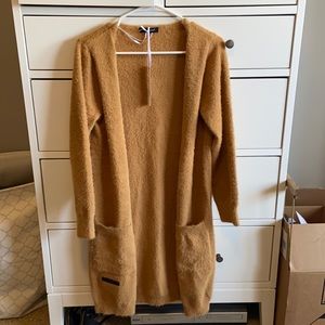 Simply Southern long fuzzy cardigan